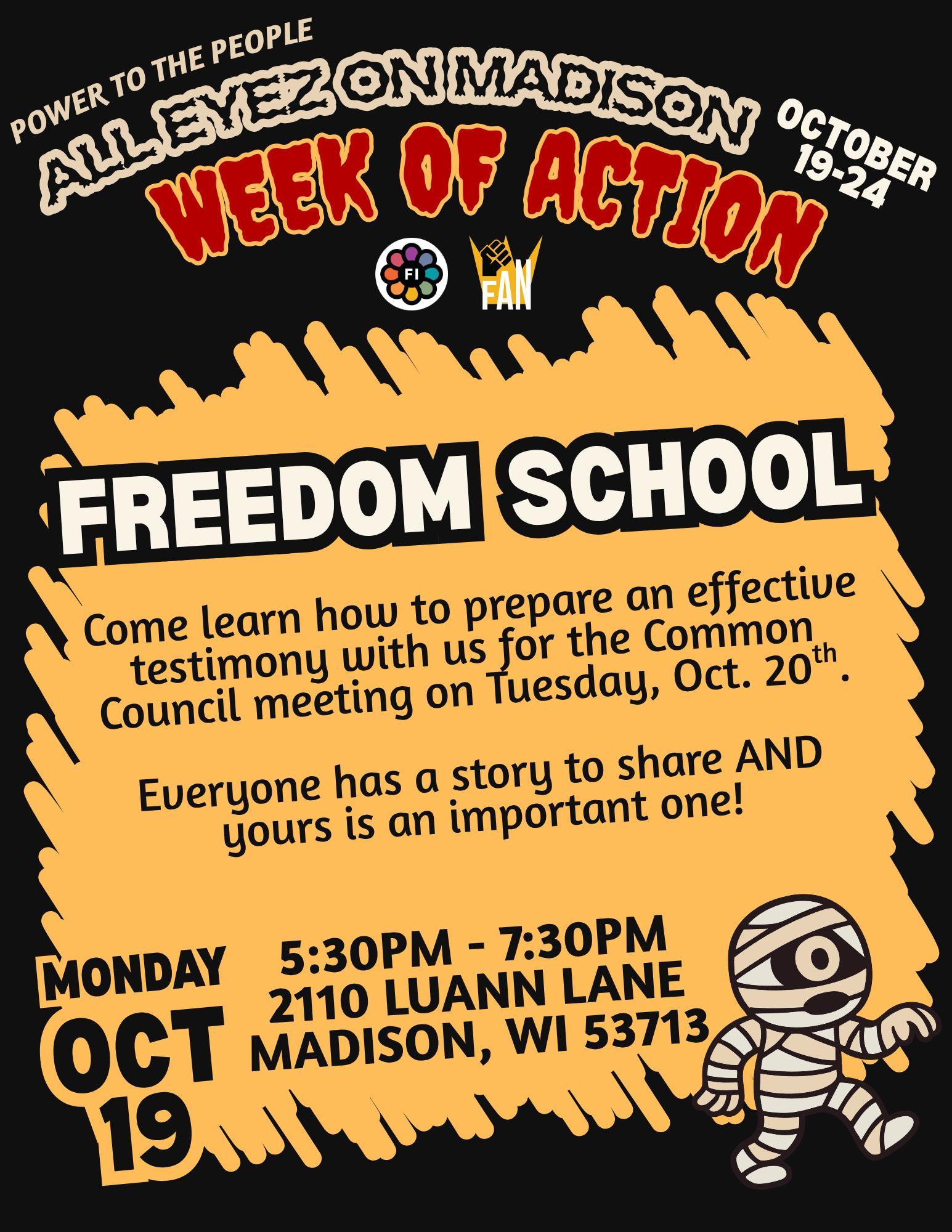 Freedom School flyer