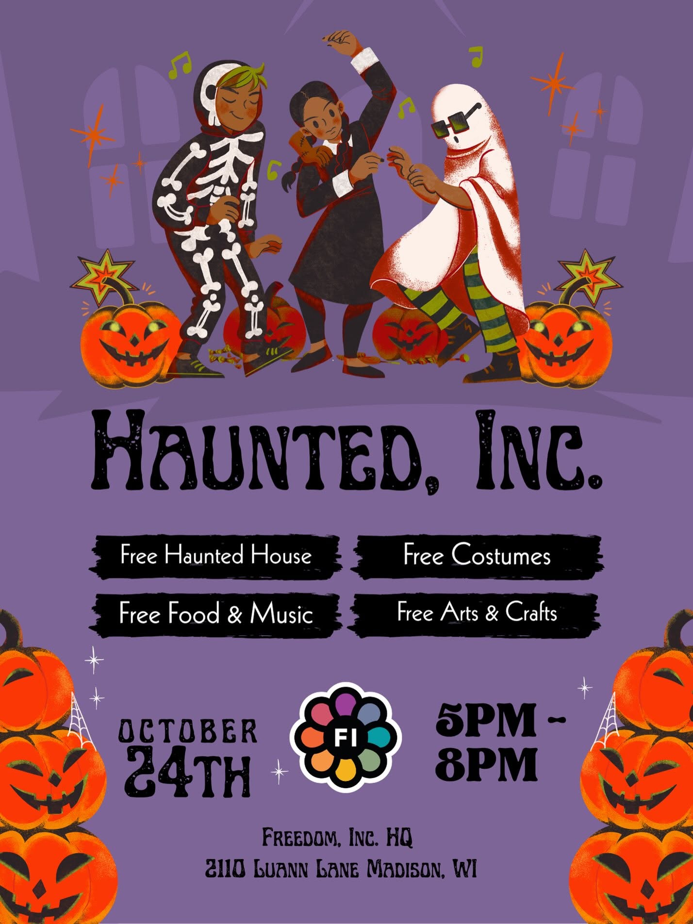 Haunted, Inc. flyer